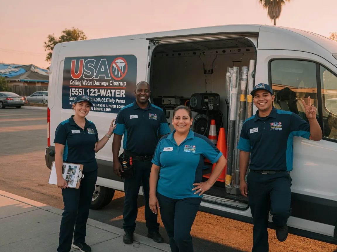 Ceiling Water Damage Restoration company in South Gate, CA